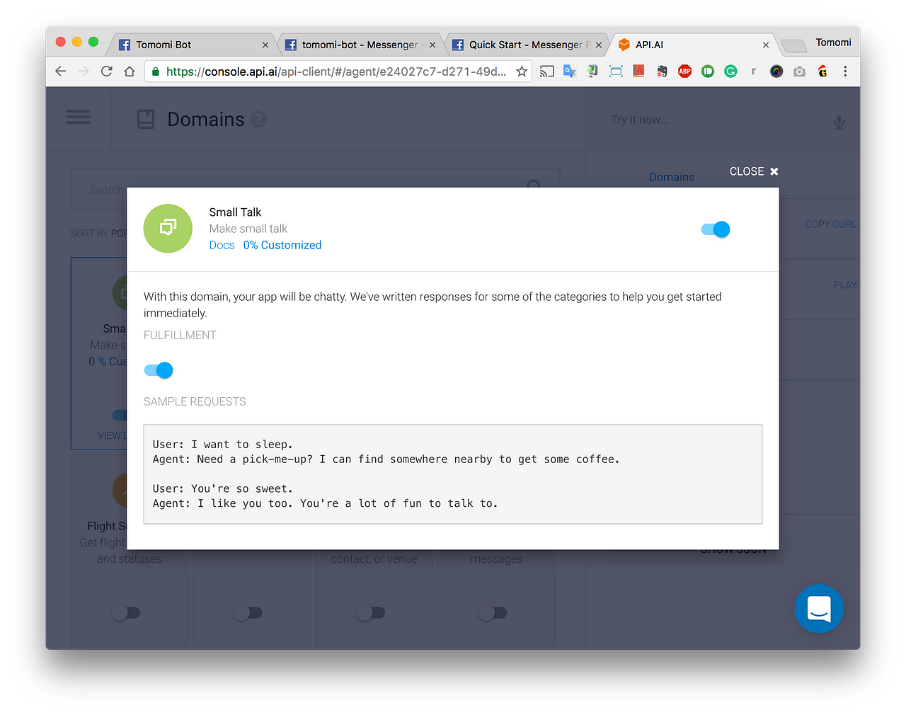 Creating a Simple Facebook Messenger AI Bot with API.ai in Node.js | by ...