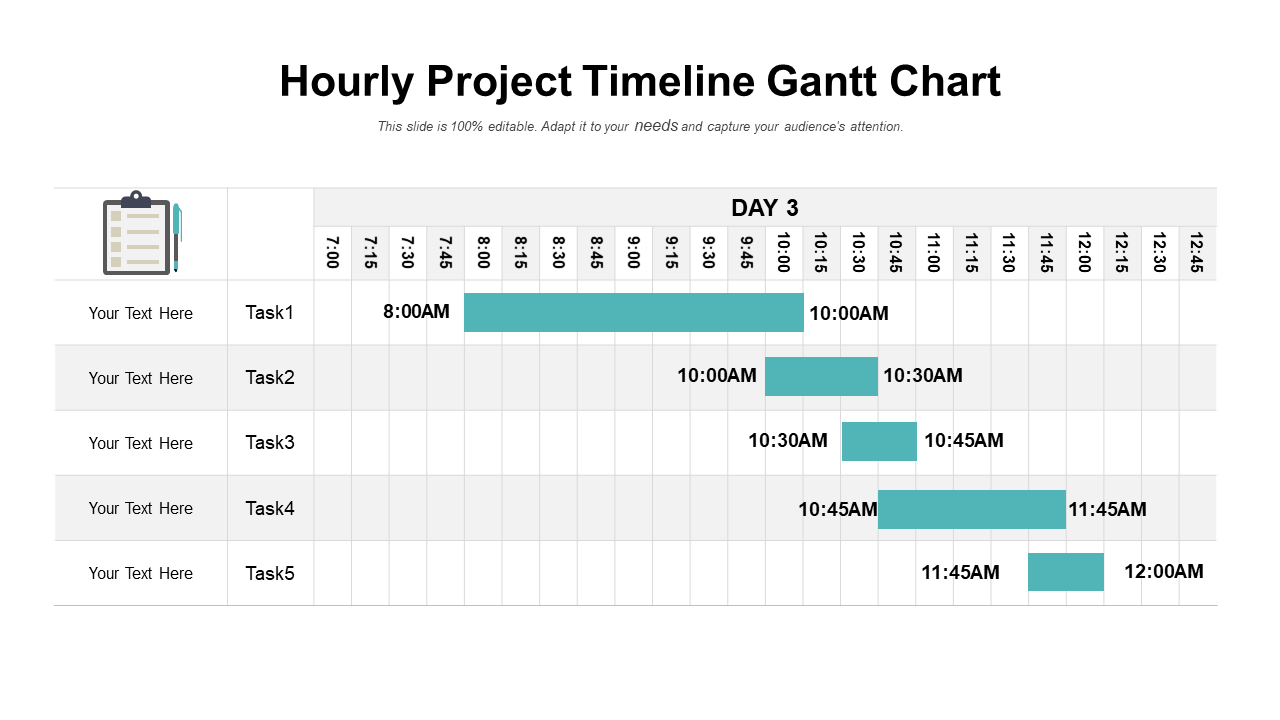 30 Best Gantt Chart Powerpoint Templates For An Effective Visualization