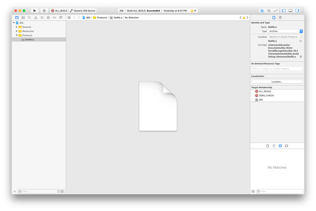 Getting started with dlib on iOS. dlib is a C++ machine learning