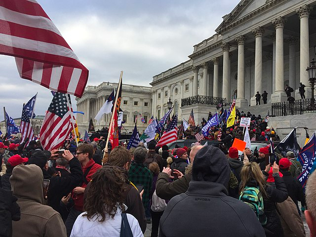 A mob descends on the U.S. Capitol on Jan. 6.