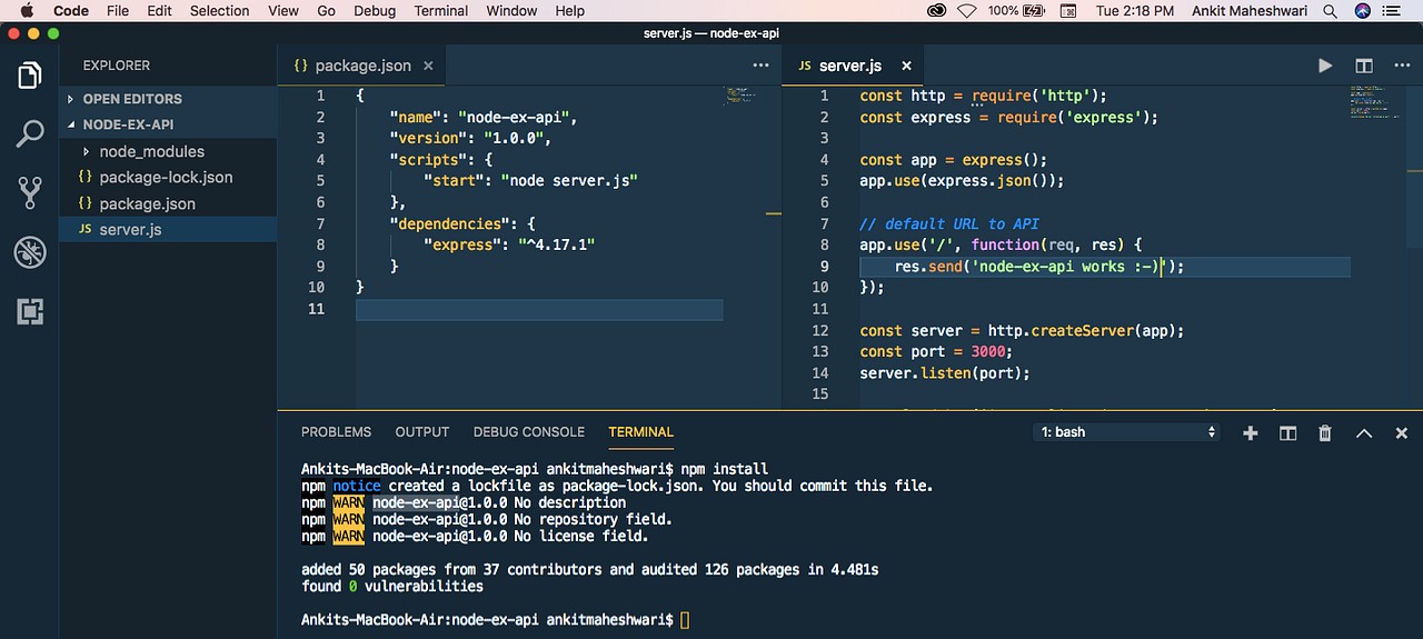 Create a CRUD Rest API with Node and Express.js | by Ankit Maheshwari