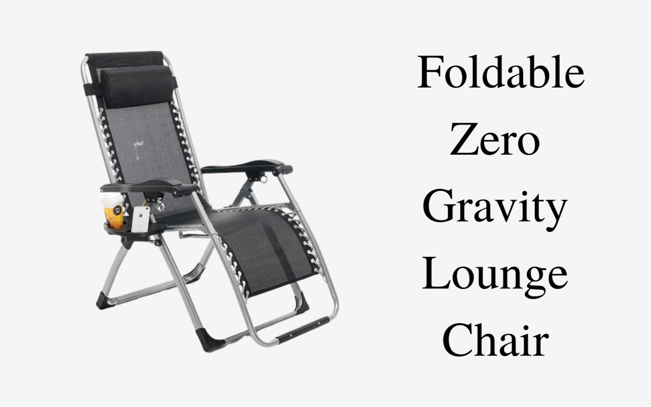 EQUAL Foldable Zero Gravity Lounge Chair