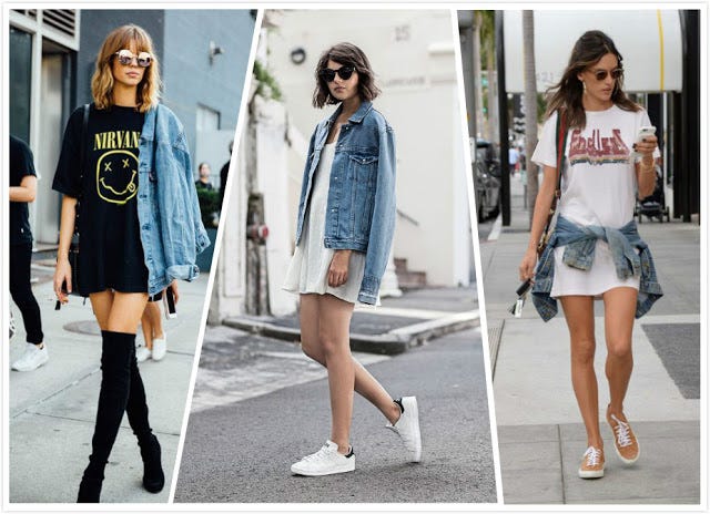 t shirt dress styles