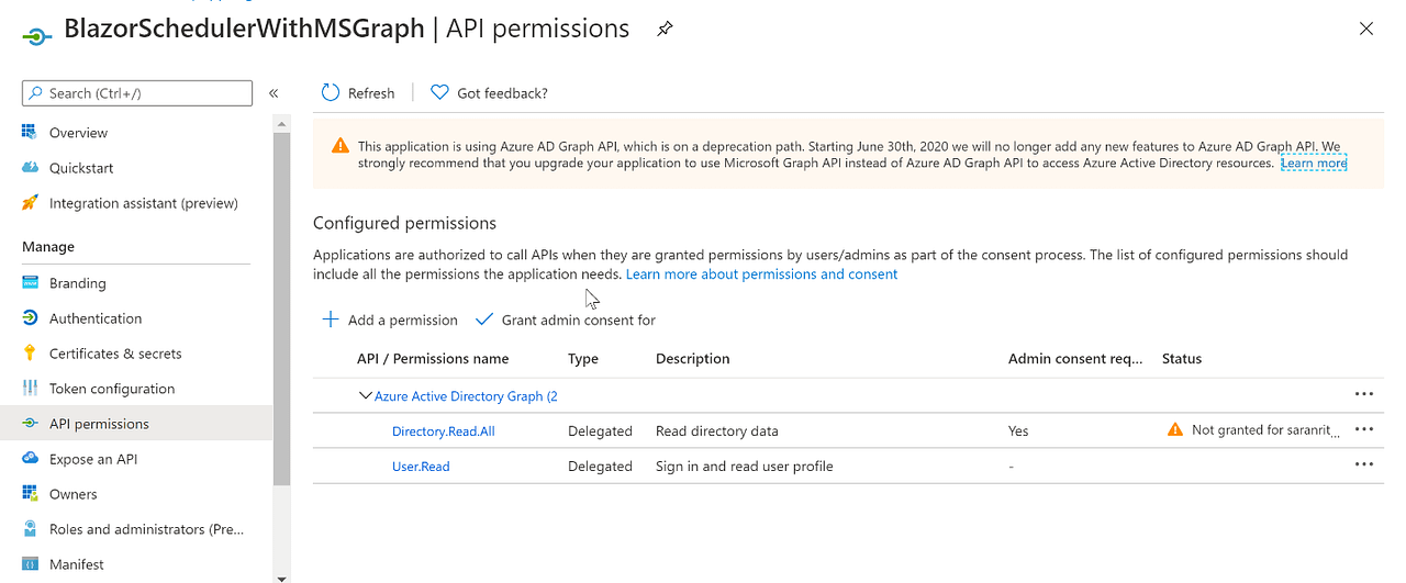 How to Access Microsoft Graph Calendar Events with Syncfusion Blazor