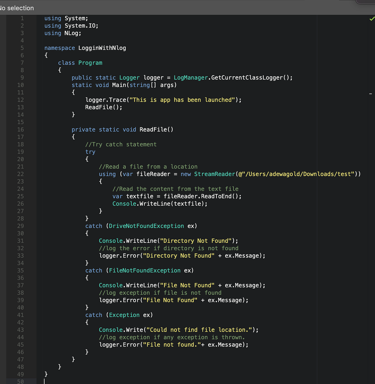 C Logging files with Nlog. Logging is an essential part of any… by