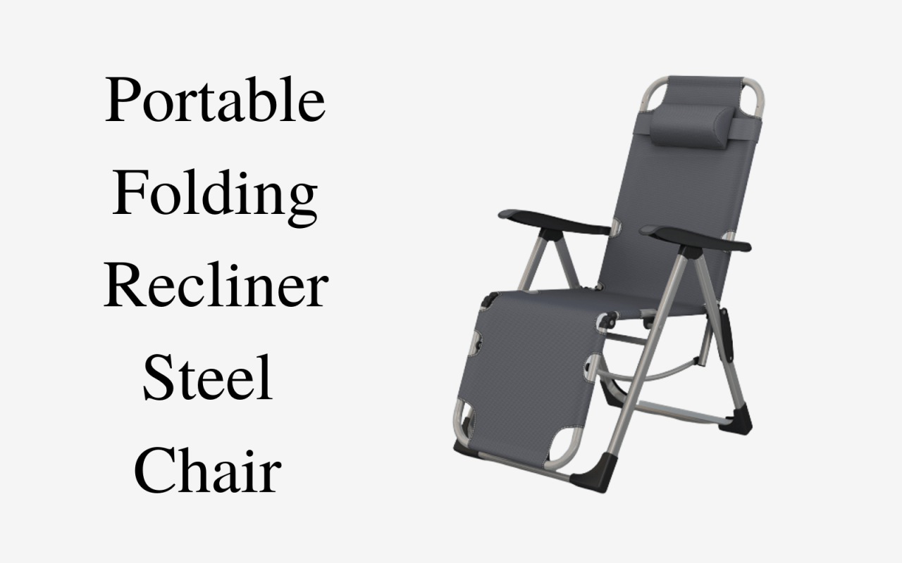 EQUAL Folding Recliner Steel Chair