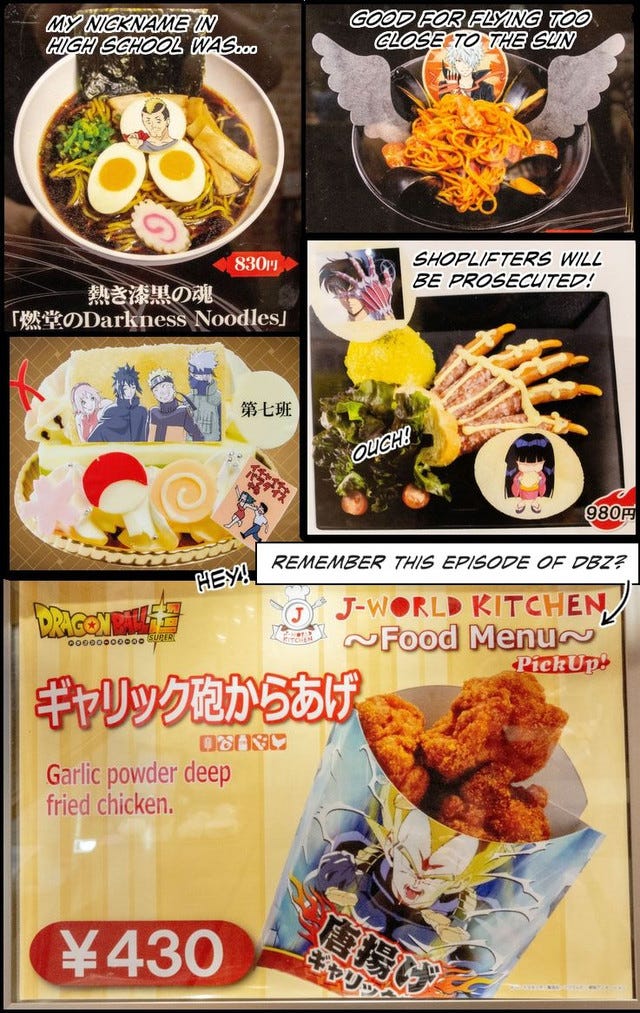 Anime City Shonen Jump Food And Fun At J World Tokyo By Crunchyroll News Medium