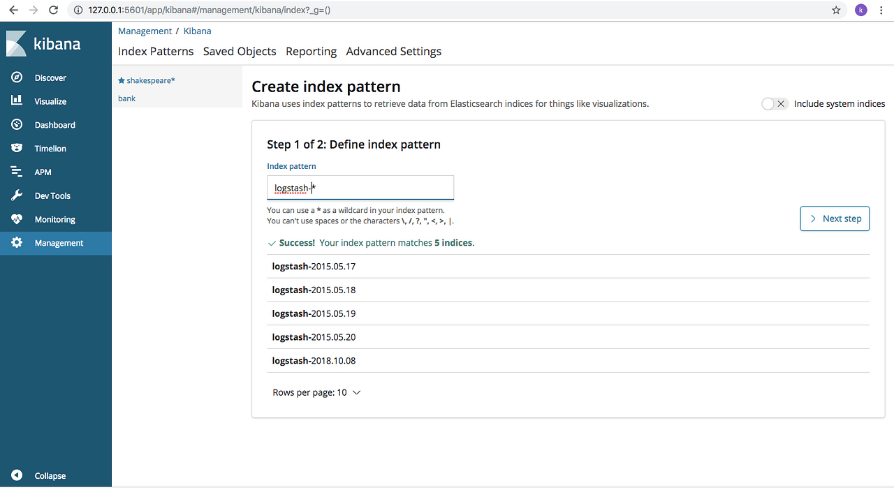 Logstash elasticsearch image