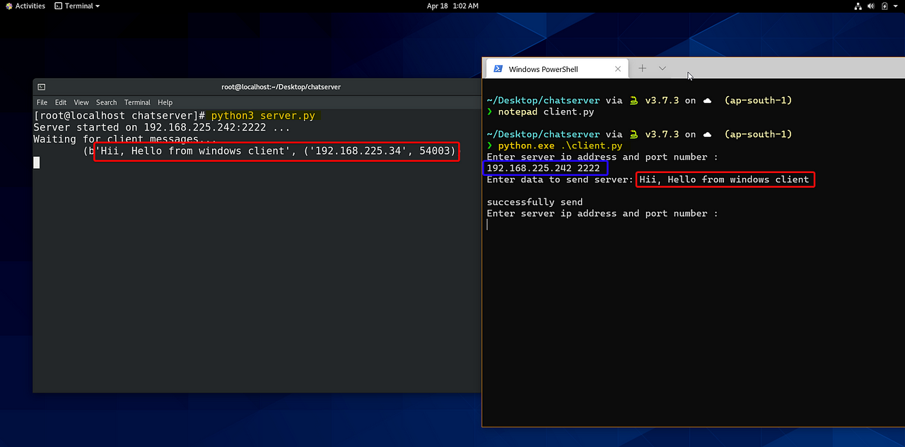 multi chat client python multi chat client python