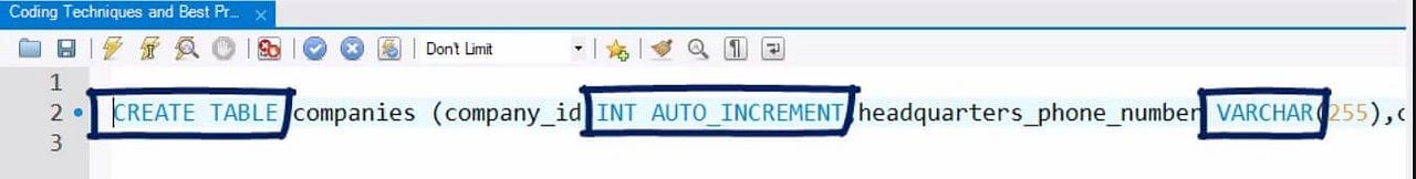 SQL Best Practices — How to type code cleanly and perfectly organized ...