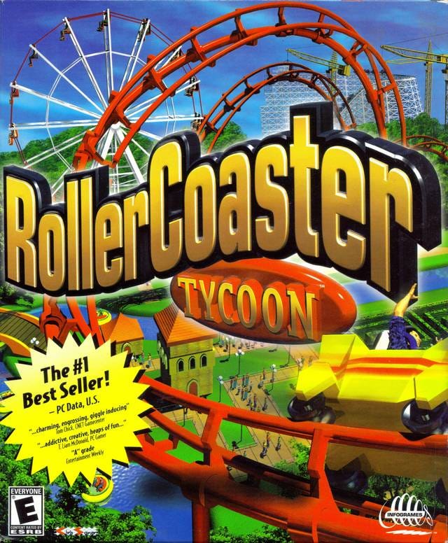 Timeline of RollerCoaster Tycoon. Including the games that are related to…  | by Cory Roberts | Shinkansen Retrogaming | Medium