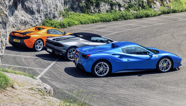 Battle Of The Spiders Ferrari 488 Spider Vs Mclaren 650s