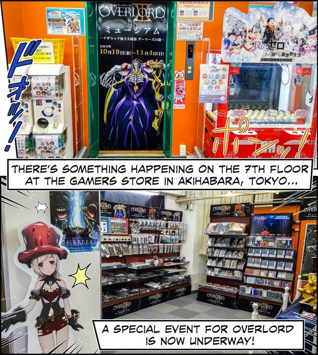 Anime City Overlord Iii Anime Goods Take Over Akihabara By