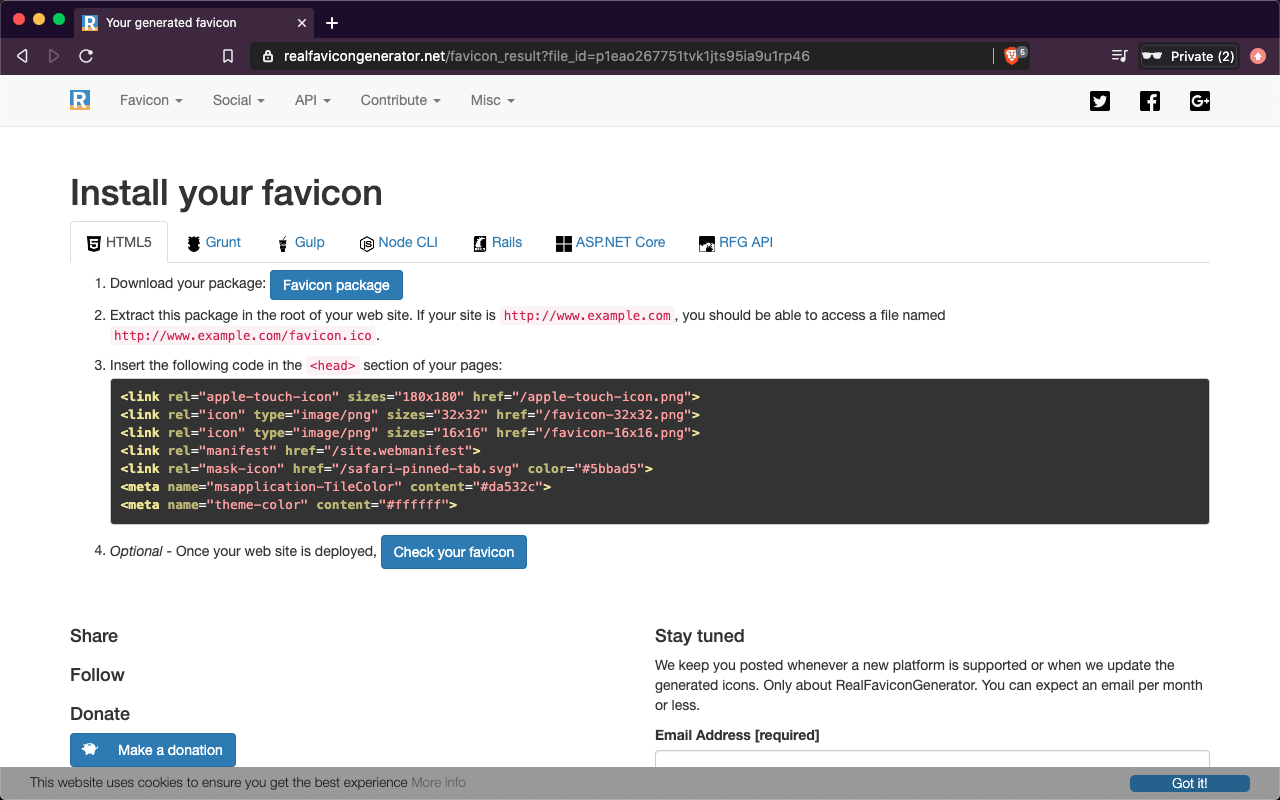 drupal favicon app icon generator drupal favicon app icon generator