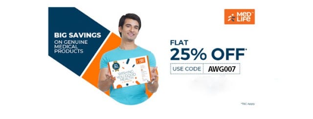 medlife coupon code new user