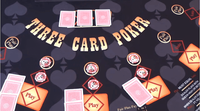 Play 3 card poker online