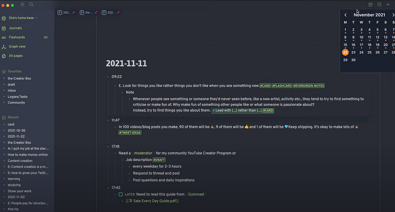 How I Use Logseq to Take Notes and Organize My Life | by Shu Omi | Shu ...