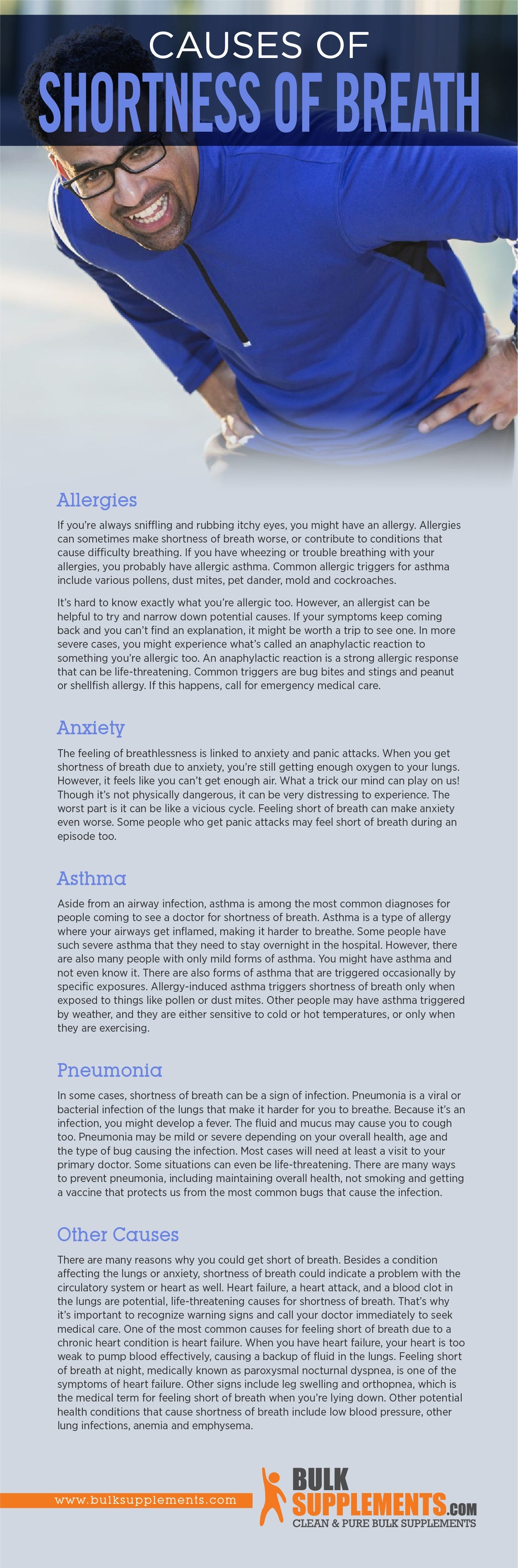 Shortness of Breath Characteristics, Causes & Treatment by James