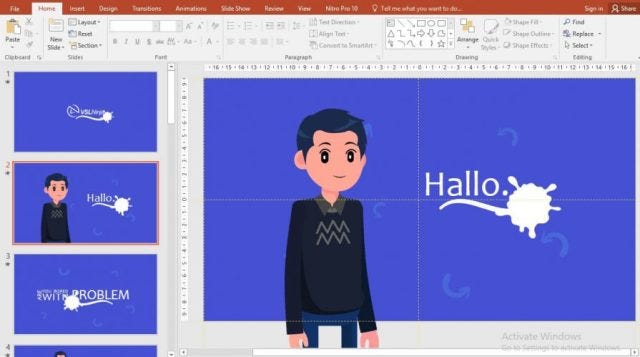 Cara membuat  Video Animasi  Keren hanya dengan Powerpoint 