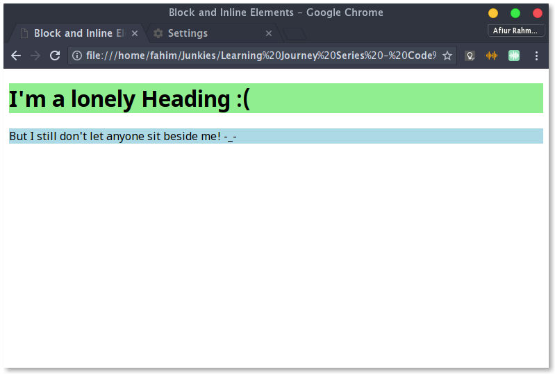 Understanding HTML Block and Inline Elements: A Learning Journey to Web ...