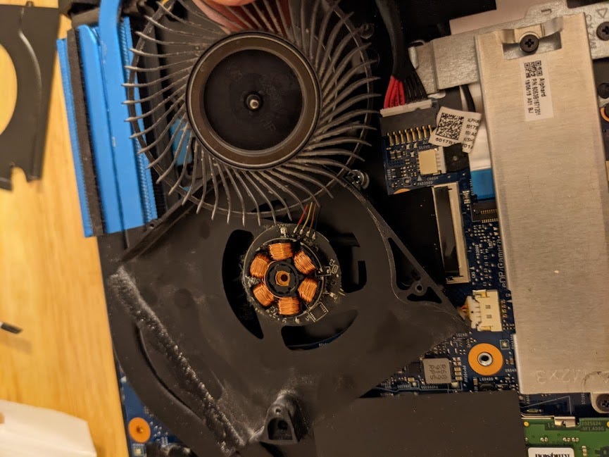 HowTo Clean and Oil a CPU/GPU Laptop Fan by Nick Ginsberg