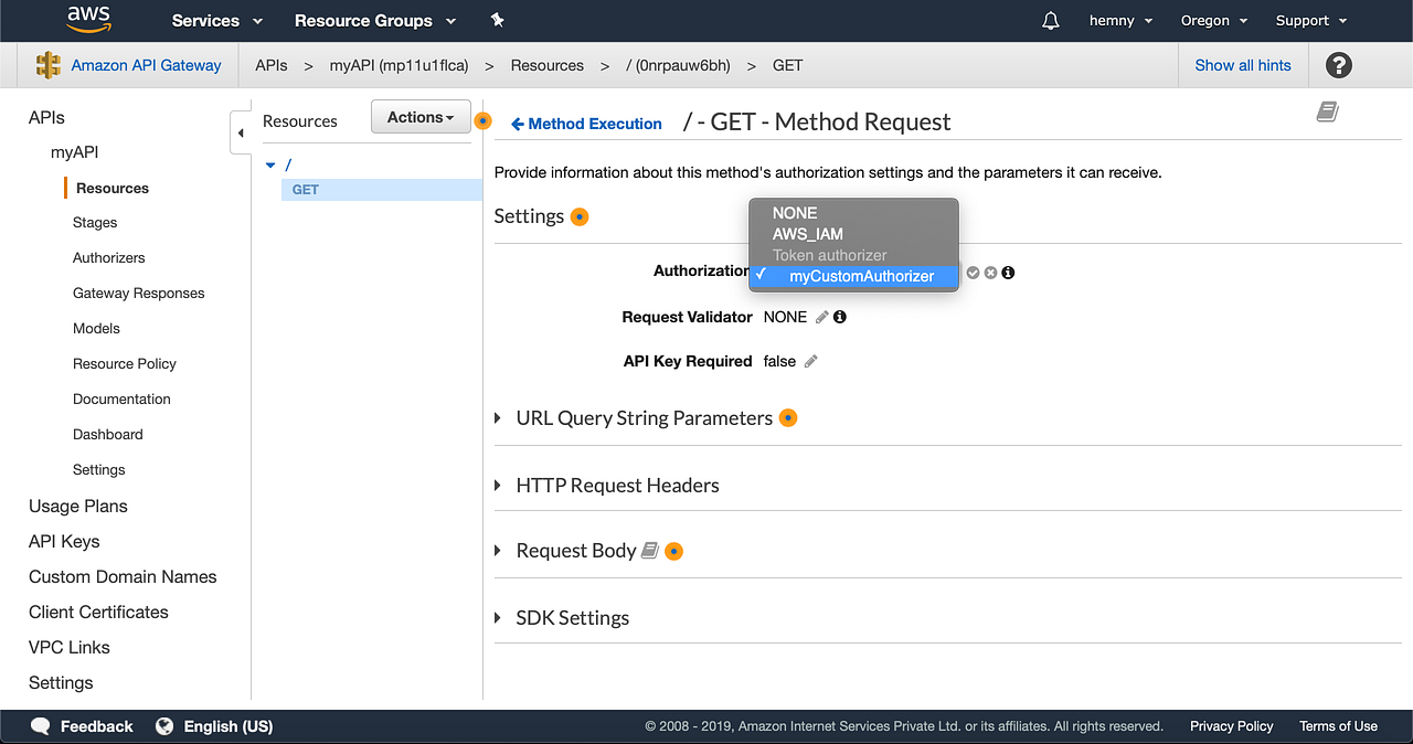Creating an API Gateway Lambda Authorizer | by Hemny Singh | Chegg | Medium