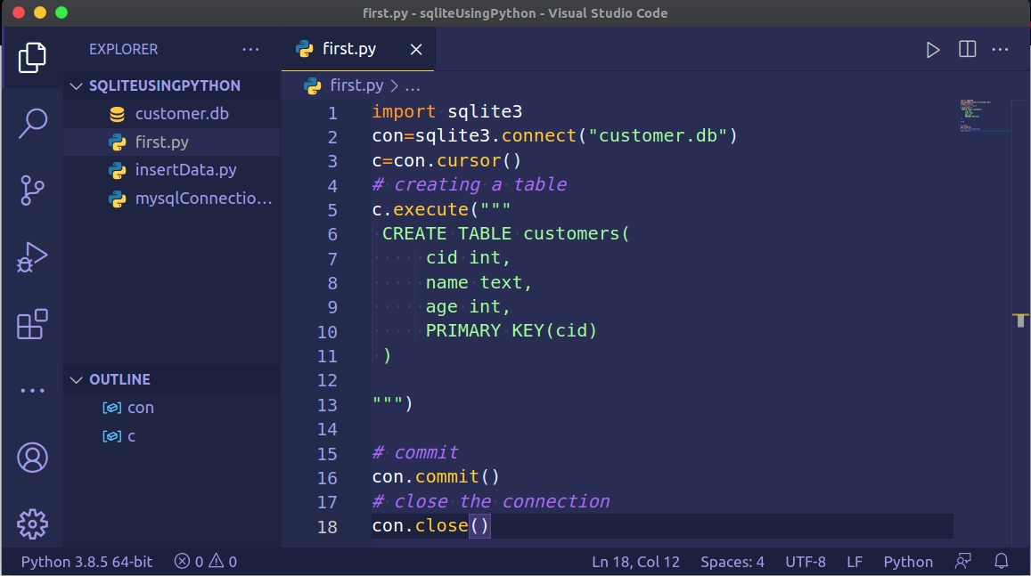 How To Open SQlite3 Database In VsCode In Ubuntu By Deepu Singh Medium