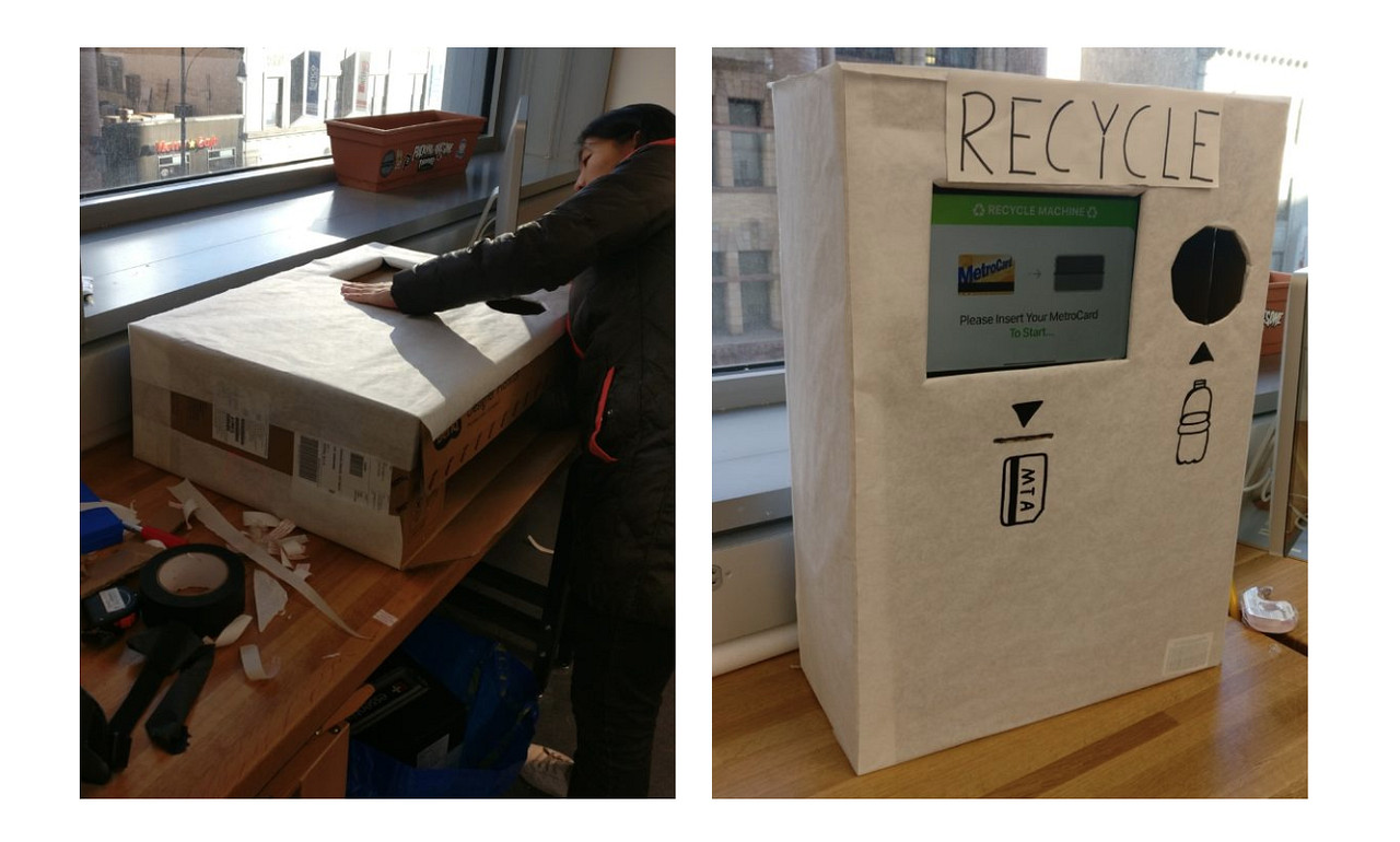 Incentivizing NYC Subway Commuters to Recycle Waste by