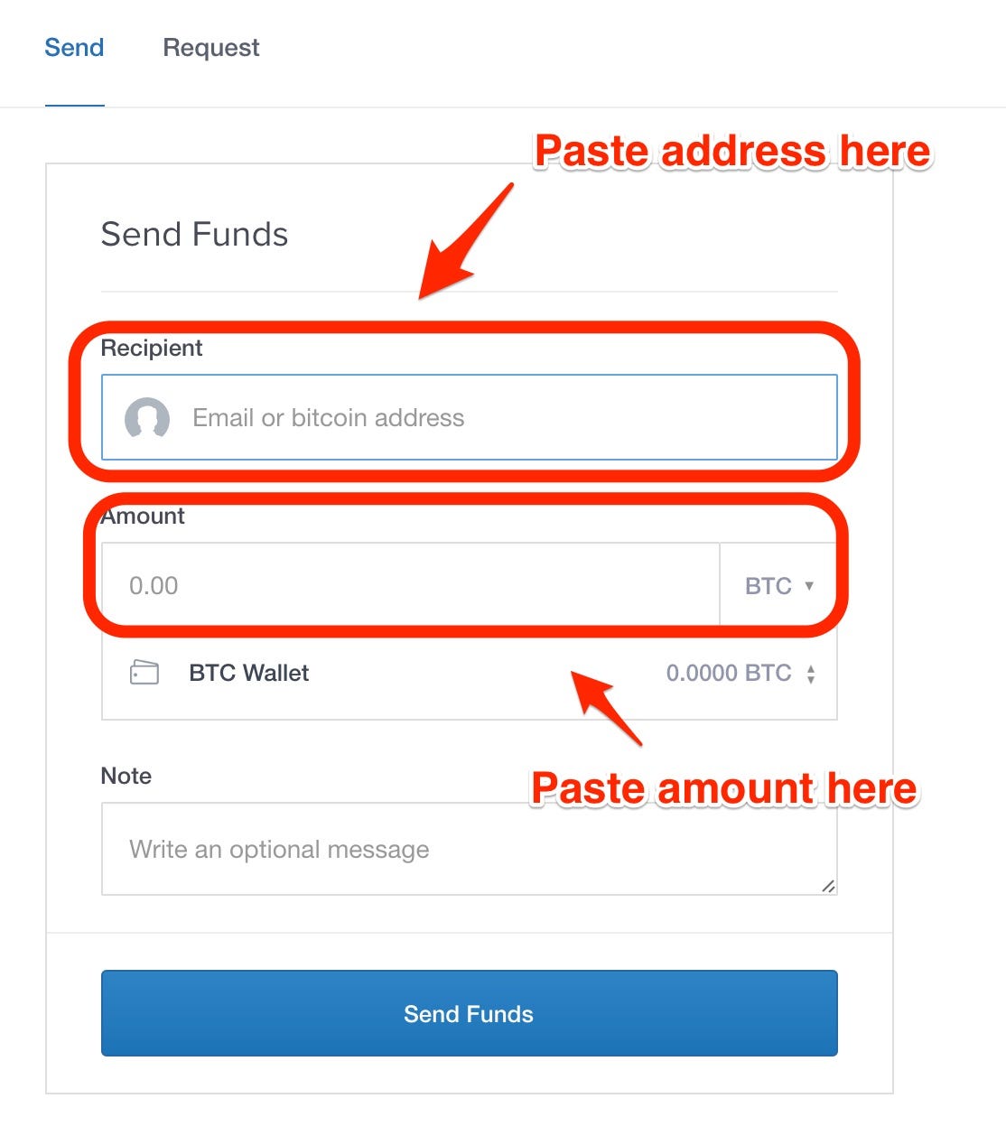 How to pay using Coinbase manually - Bitrefill Blog