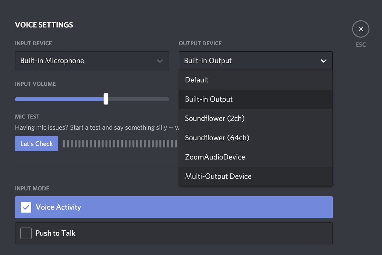 Fixing Discord Audio Issue on Mac OS X with Go Live Unable to Stream