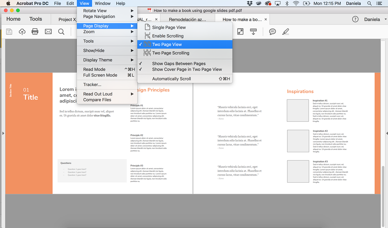 How we designed a book on Google Slides by Design Ramen Design