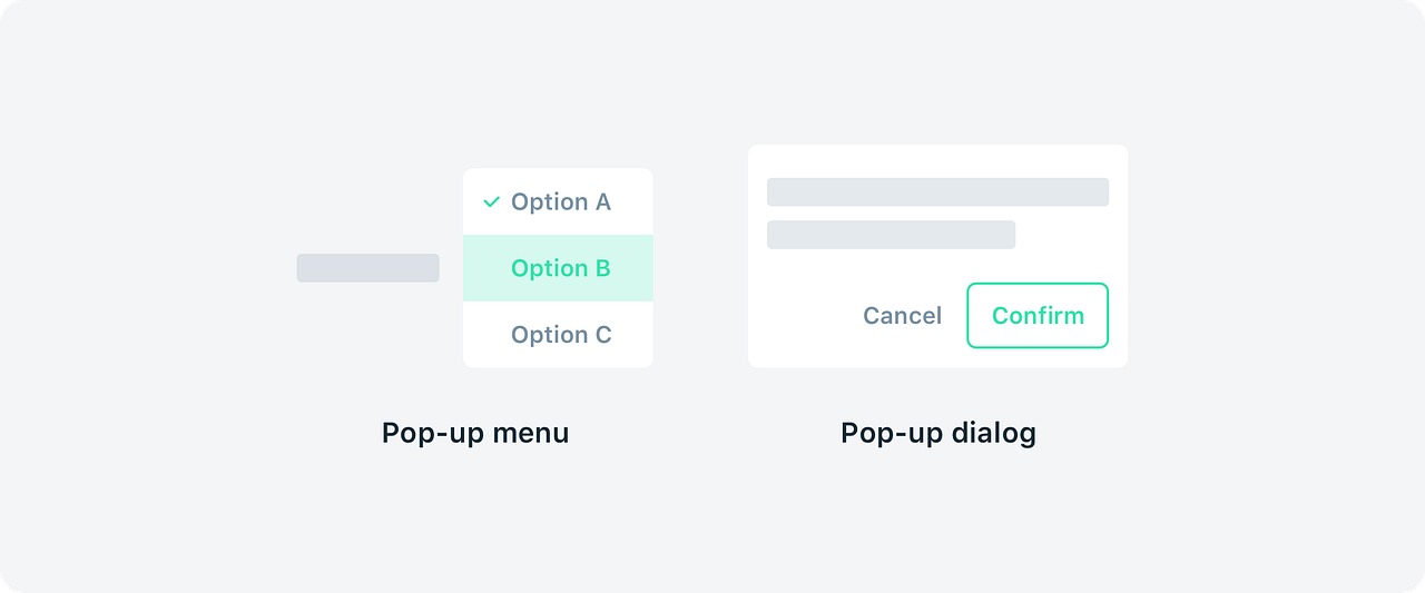 Popup, popover or popper? — a quick look into UI terms by Shan Shen UX Collective