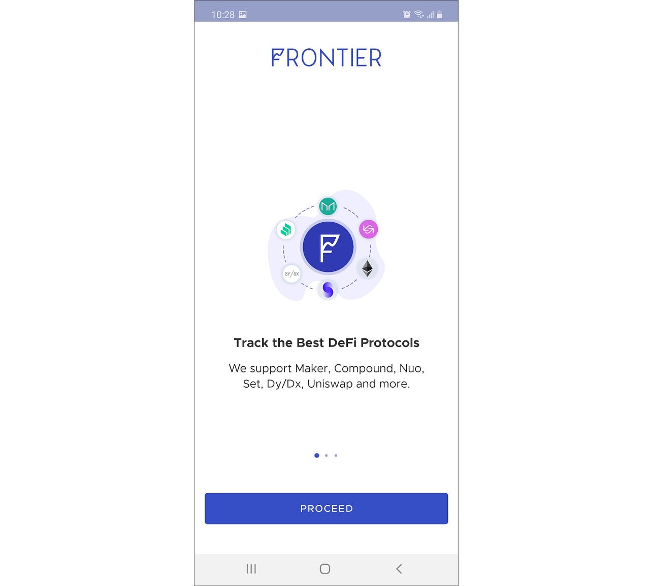 How to stake MATIC (Polygon) using Frontier mobile wallet ...