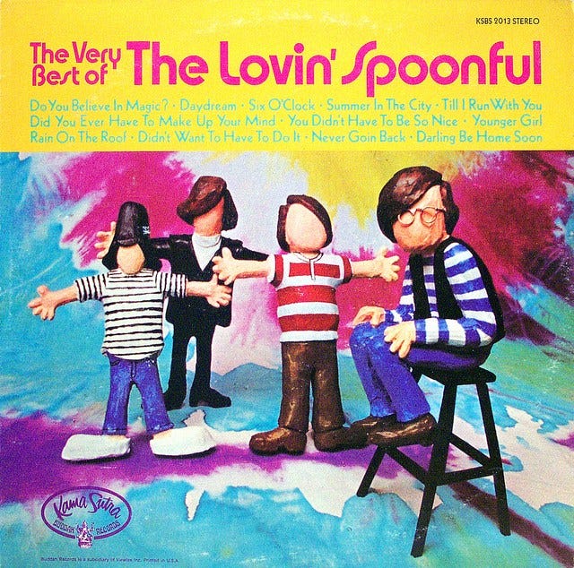 Still lovin' you: Charting the Lovin' Spoonful's hit singles and essential  songs | by Jeremy Roberts | Medium