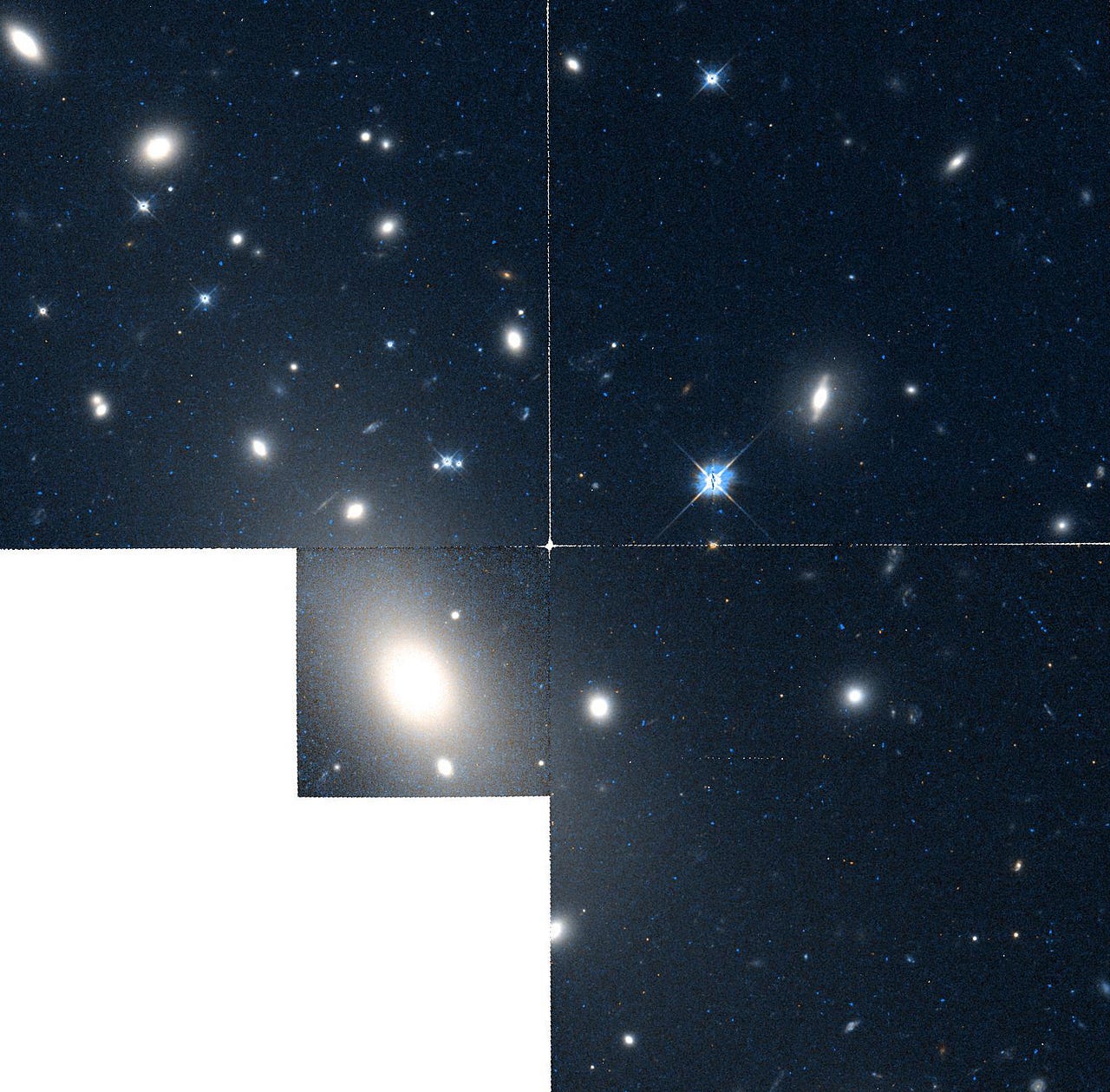 Nucleo Galattico Luminoso Che Emette Onde Radio