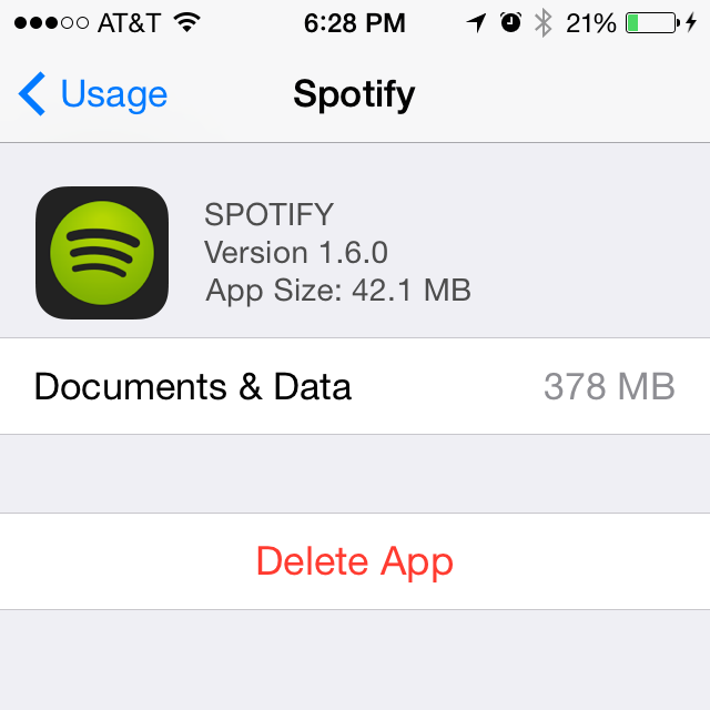 Spotify app won Spotify app won