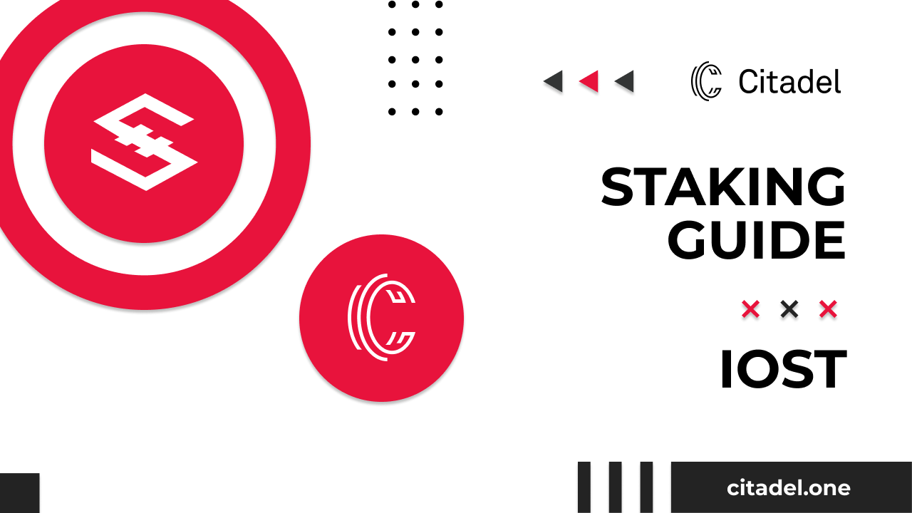 IOST Network landing page by Citadel.one