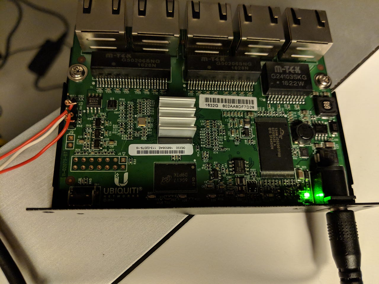 Rescuing my bricked EdgeRouter X. I upgraded my Ubiquiti EdgeRouter X