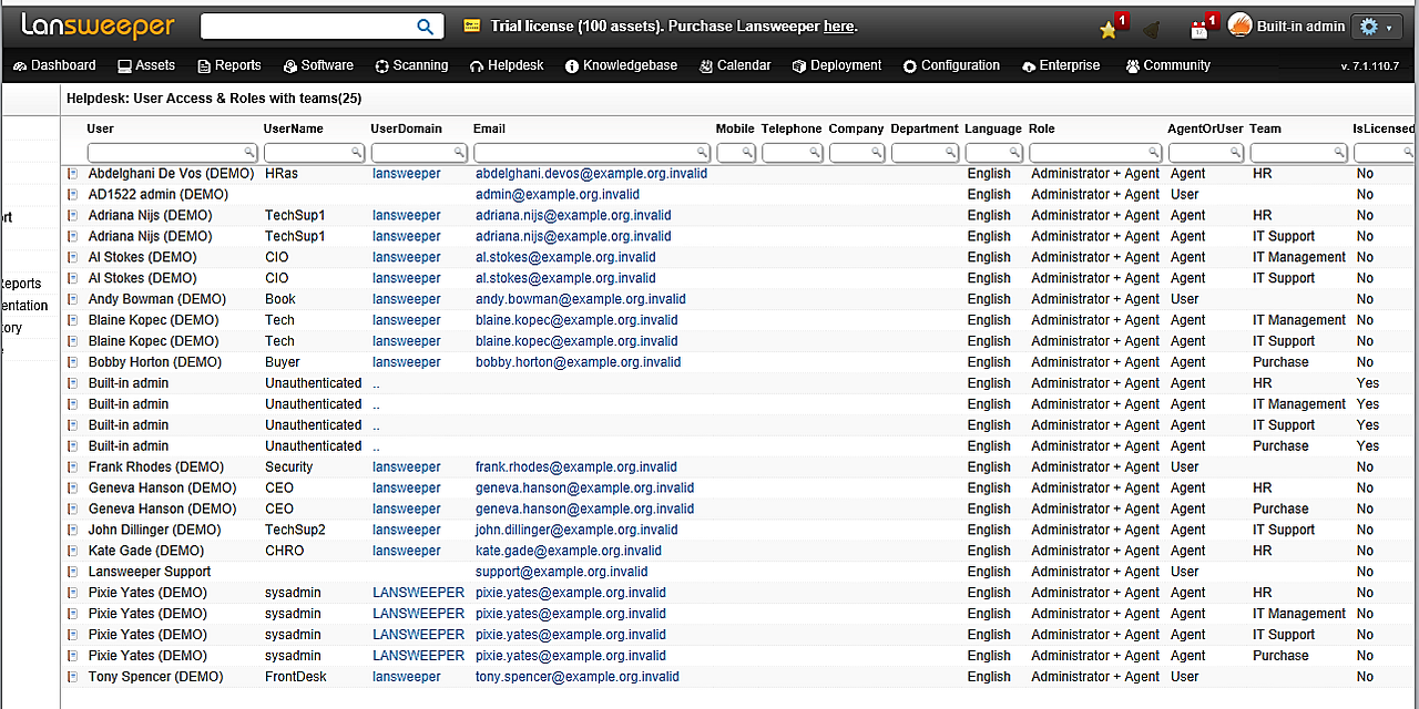 Network inventory and resource management with Lansweeper by David