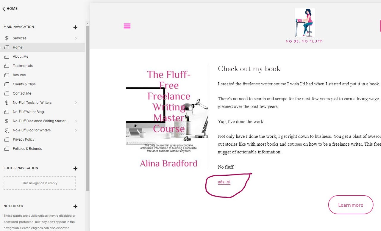 How to Add Ads.txt to Your Squarespace Site by Alina Bradford Medium