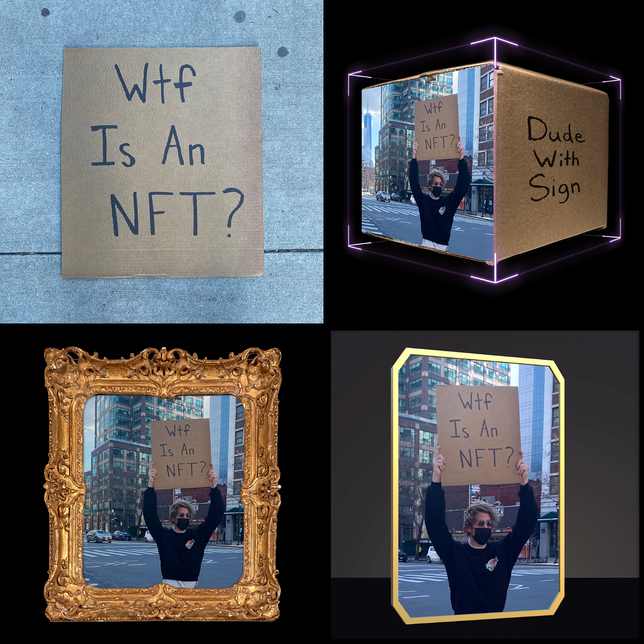 “WTF is an NFT?” Collection by DudeWithSign & FUCKJERRY to ...