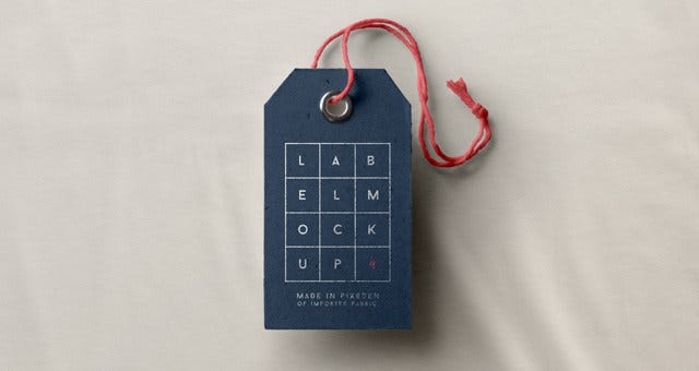 Download 10 Free Clothing Tag Mockups For Apparel Presentation By Julian Ma Medium PSD Mockup Templates