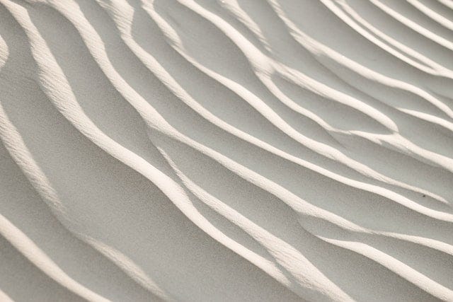 Wind pattern of waves in the sand