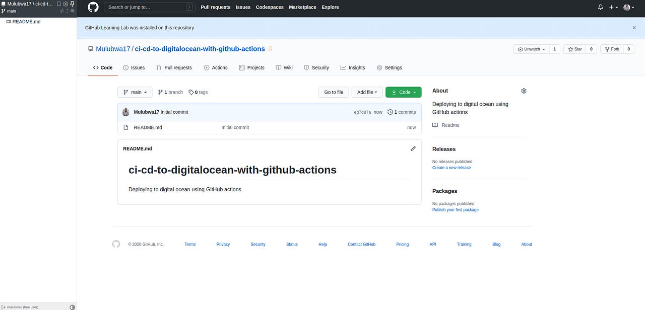 How to Deploy Your Application to Digital Ocean Using GitHub Actions