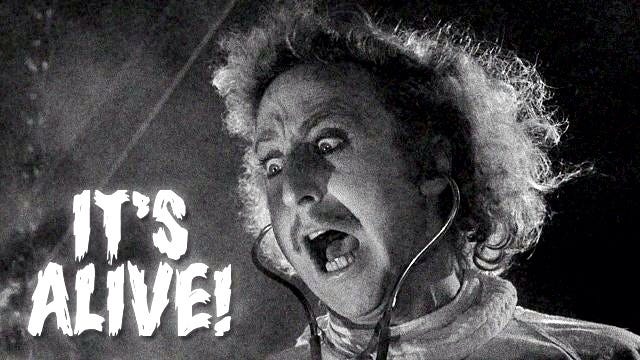 “It’s alive”, still from the movie from the same name