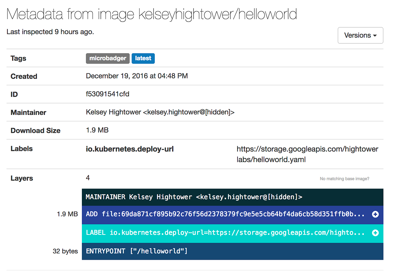Using container labels for deployment by Liz Rice