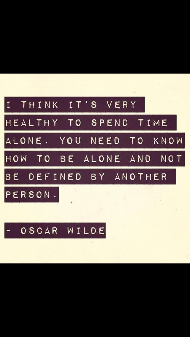 beigh background with highlited letters a quote from Oscar Wilde