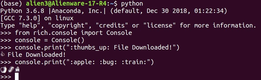 Makeover Your Python Terminal. Tool for rich text and beautiful… | by ...