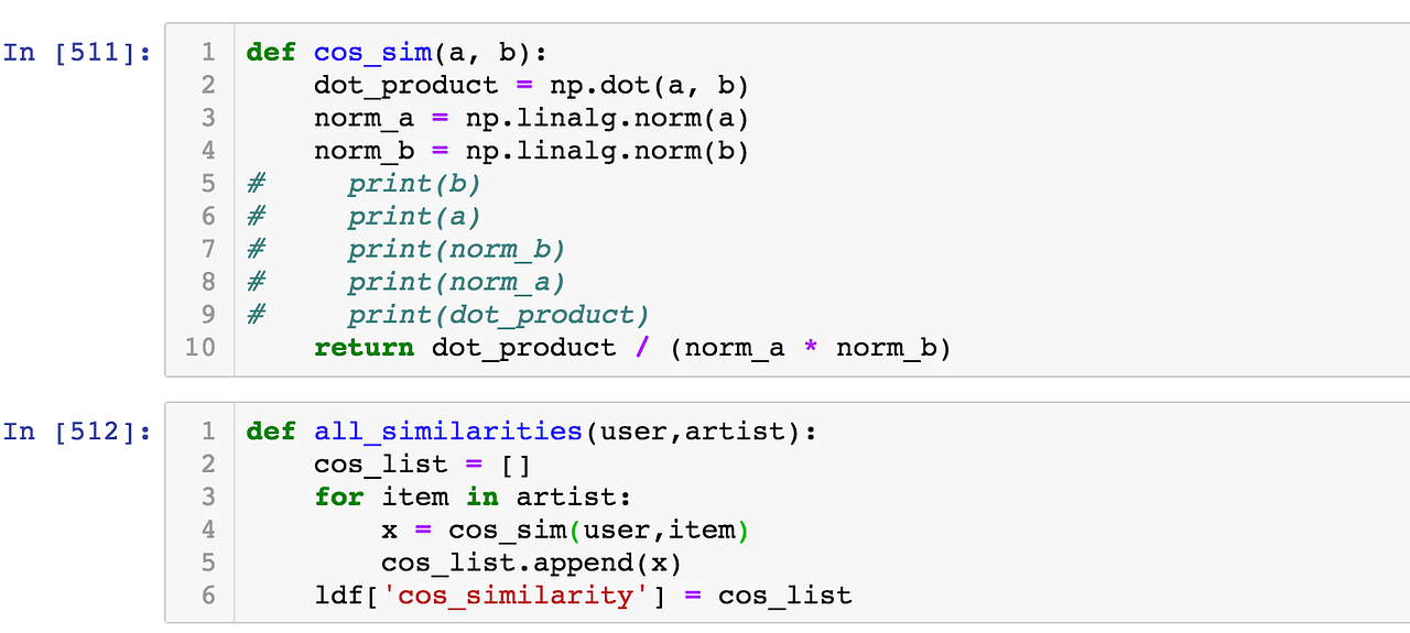 Building a Song Recommendation System using Cosine Similarity and ...