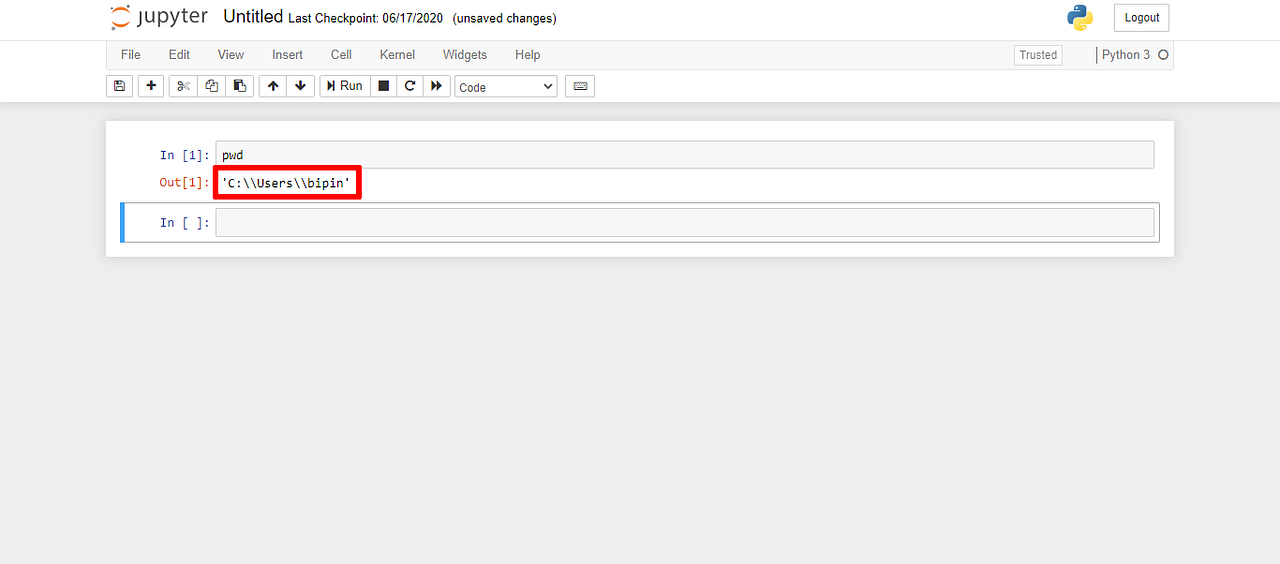 Opening Jupyter Notebook From Any Desired Location by Bipin P. Medium